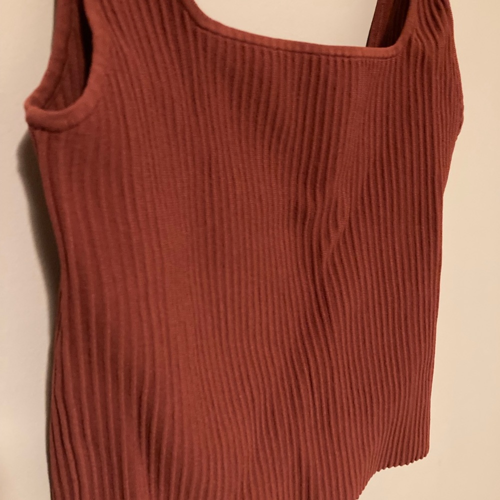 Madewell Cropped Ribbed Tank - Picture 2 of 4